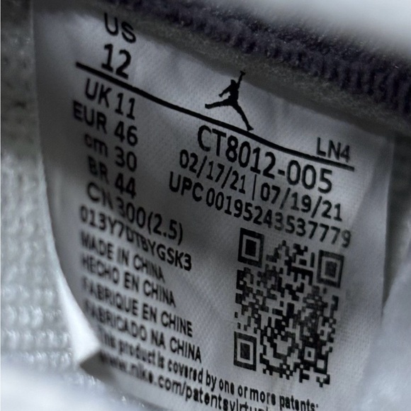 Jordan 11 Retro High Cool Grey 2021 Size 12 - Picture 6 of 6